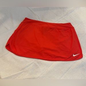 Nike Dry Fit Orange Skirt Sz L